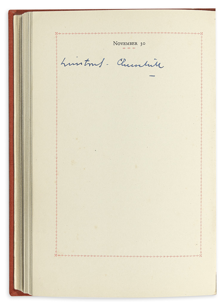(ALBUM--SOUTH ASIA.) The Tagore Birthday Book. Ed. C.F. Andrews. Signed, or Signed and Inscribed, by over 80 mostly South Asian or Brit